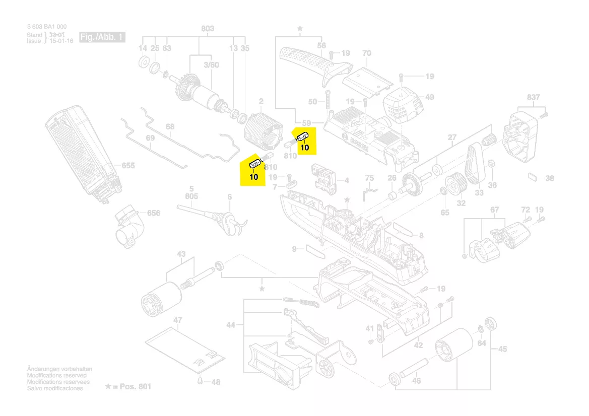 Porte-balais charbon réf. 1 619 X06 663